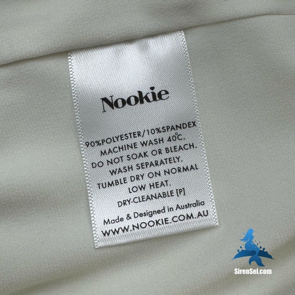 1116 NWT Nookie Bella Strapless Midi Dress - Size S - Ivory - Picture 12 of 13